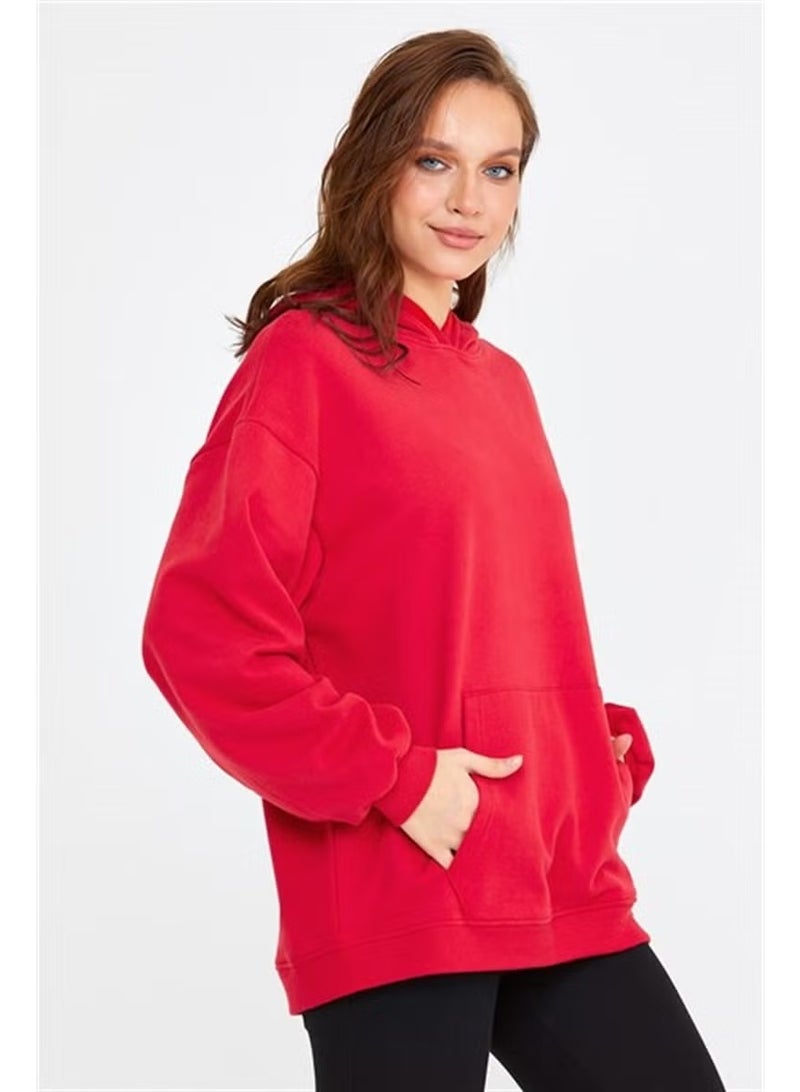 BRZ Collection Oversize Hooded Sweatshirt - Image 3